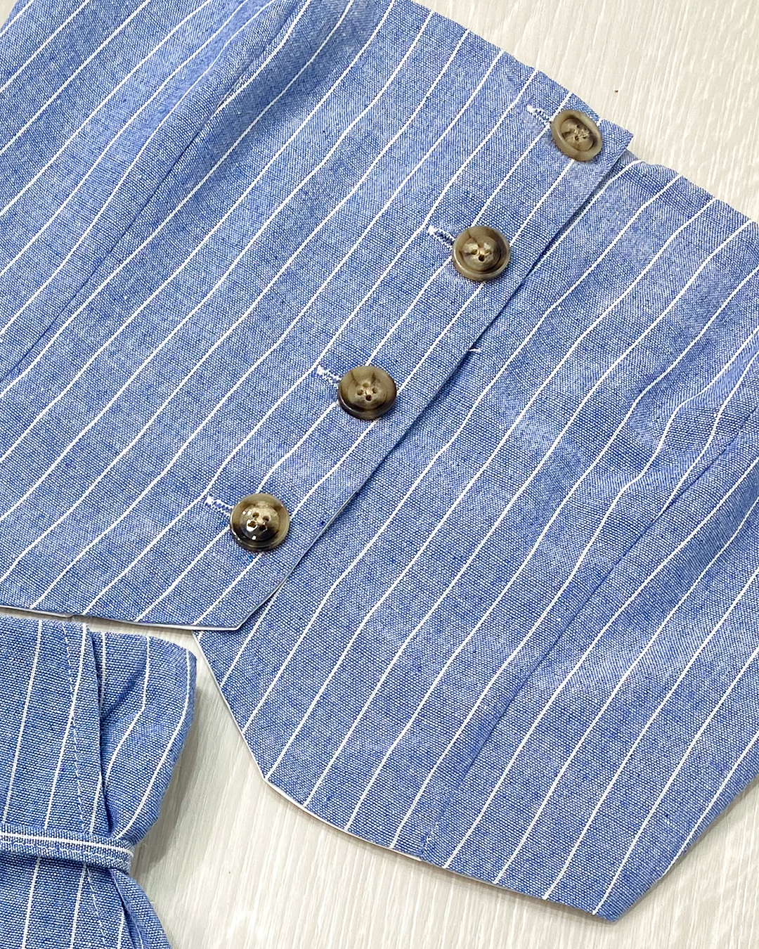 Conjunto Top Bandeau y Pantalón Palazzo