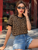 Franela suave estampado animal print