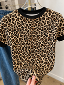 Franela suave estampado animal print