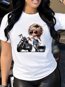 Franela con grafico animado