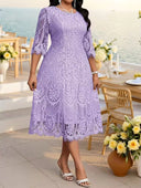 Vestido de encaje curvy