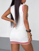 Vestido ajustado con cierre