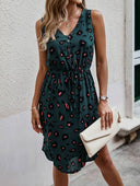 Vestido holgado estampado animal print
