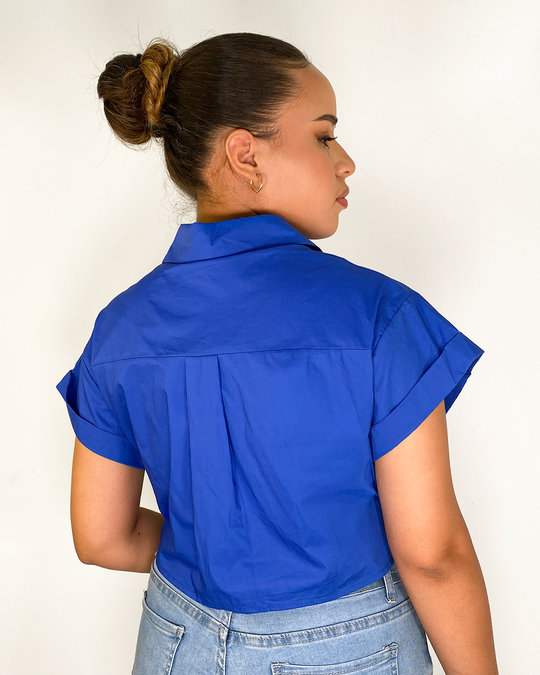 Camisa corta tipo cargo