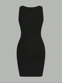 Vestido de tirantes estampado de mujer