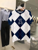 Franela estampado de cuadros grandes