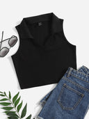 Tops tank de cuello V