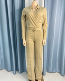 Enterizo largo con brillantes