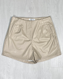 Zara-style leather shorts