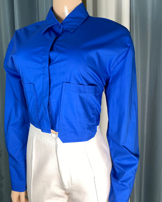 Camisa corta tipo cargo