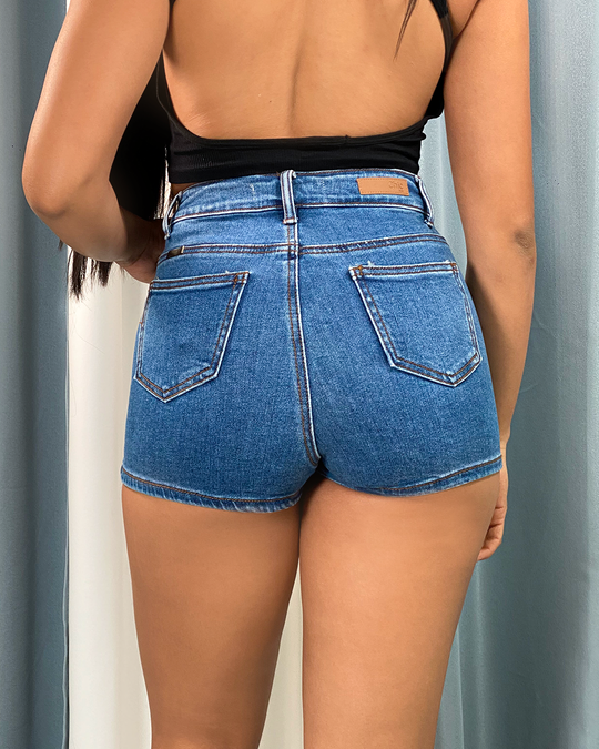 Falda Shorts jeans tipo cargo