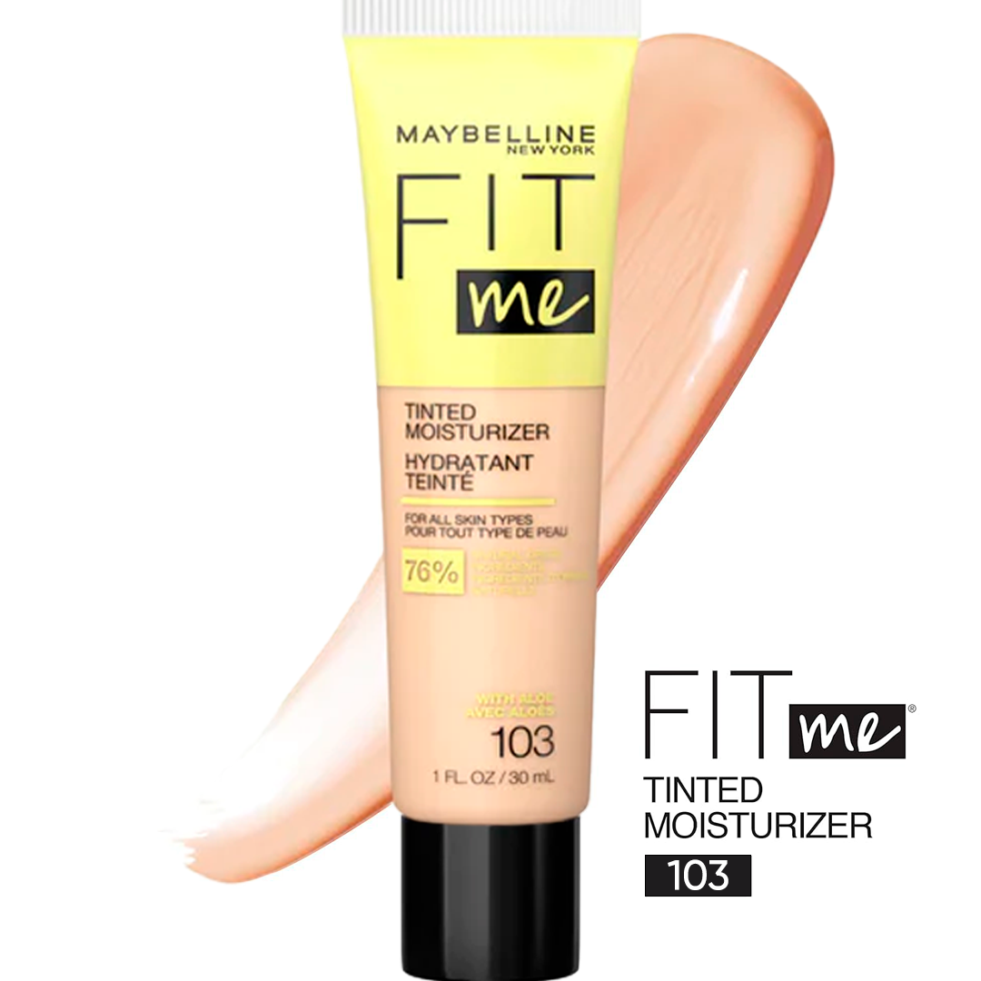Moisturizer Cobertura Natural Fit Me Tinted Surtido Maybelline