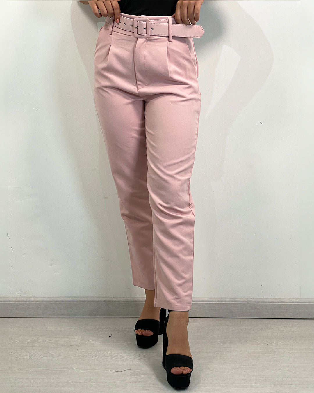 Pantalon de vestir con cinturon