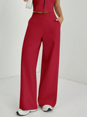 Pantalon recto con bolsillos