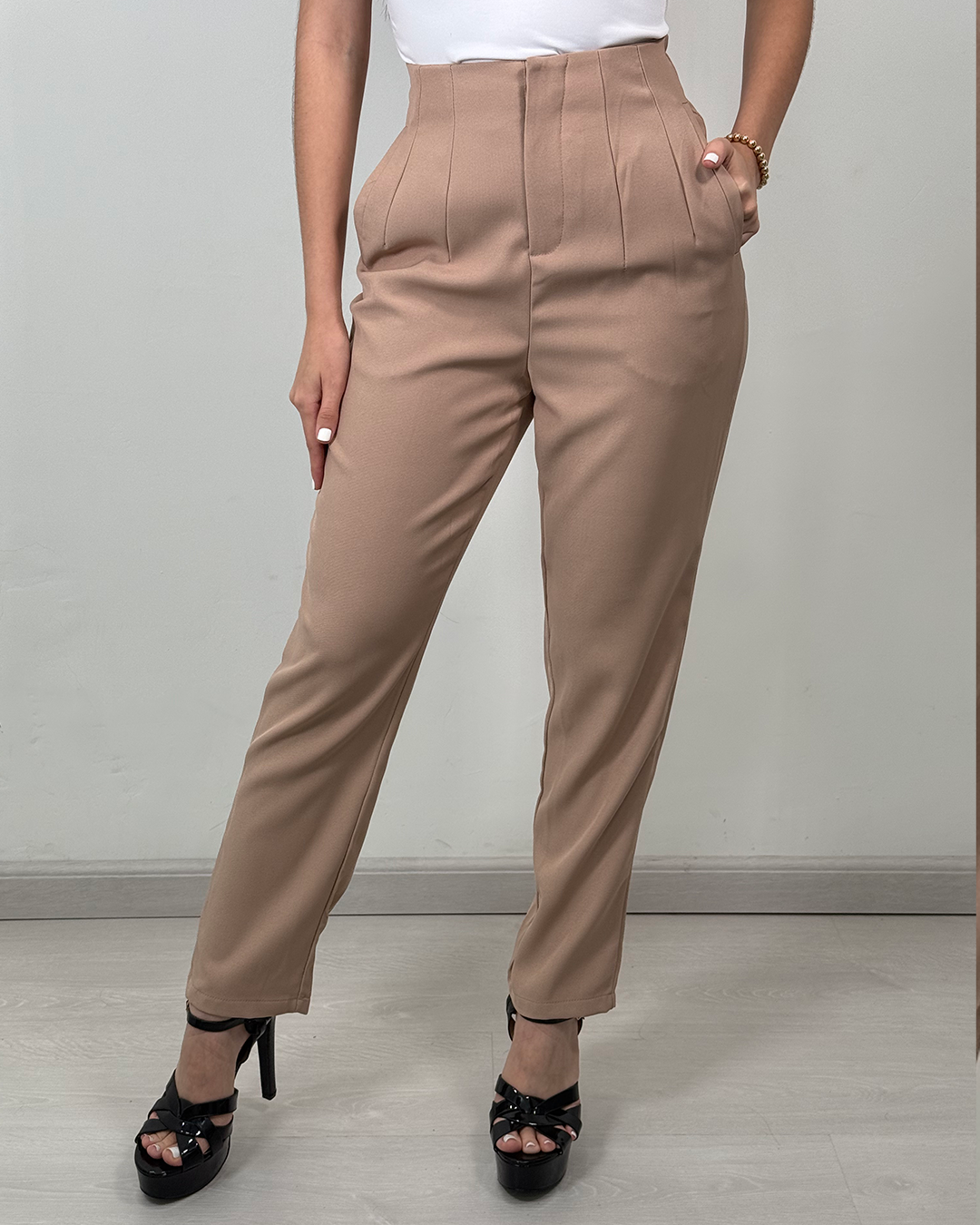 Zara Beige Pantalones Zara Mujer Nueva Coleccion Pantalón Beige