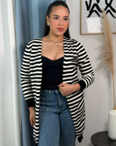 Sobretodo tejido largo