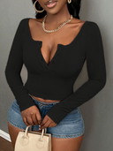 Sueter manga larga miimalista