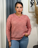 Sueter con tejido asimetrico