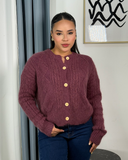 Sueter tejido con botones