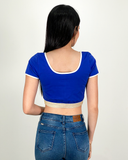 Tops basico con detalle brillante