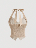 Tops con tirantes en el cuello