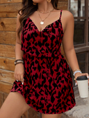 Vestido holgado con estampado