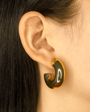 Argollas chunky en oro 14k acero inoxidable - ArmasStyle