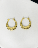 Argollas con textura de acero inoxidable - ArmasStyle