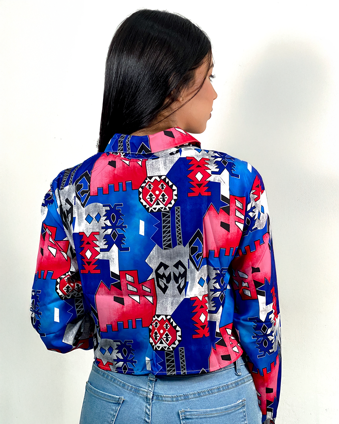 Camisa corta con estampado