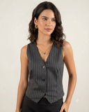 Blazer chaleco a rayas - ArmasStyle