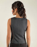 Blazer chaleco a rayas - ArmasStyle