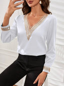 Blusa casual de mujer con bordado - ArmasStyle