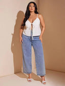 Blusa de tirantes con abertura curvy - ArmasStyle