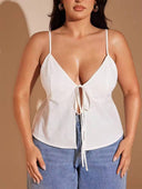 Blusa de tirantes con abertura curvy - ArmasStyle