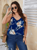 Blusa de tirantes con estampado de flores - ArmasStyle