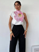 Blusa elegante con estampado - ArmasStyle