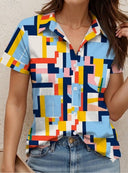 Blusa manga corta estampada - ArmasStyle