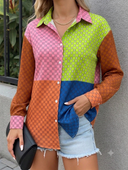 Blusa manga larga con estampado - ArmasStyle