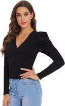 Blusa manga larga con manga bombache - ArmasStyle