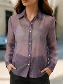 Blusa manga larga trasparente - ArmasStyle