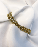 Brazalete elegante enchapado en oro 18k acero inoxidable - ArmasStyle