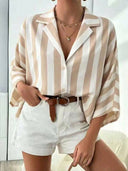 Camisa holgada a rayas - ArmasStyle