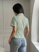 Camisa manga corta de rayas - ArmasStyle