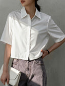 Camisa manga corta unicolor - ArmasStyle