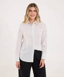 Camisa manga larga clasica a rayas - ArmasStyle