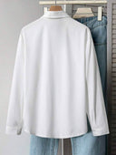 Camisa manga larga clasica unicolor - ArmasStyle
