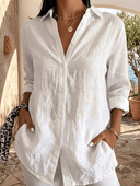Camisa manga larga clasica unicolor - ArmasStyle