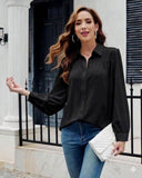 Camisa manga larga con deseño plizado - ArmasStyle