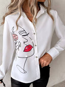 Camisa manga larga con diseño grafico - ArmasStyle
