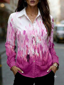 Camisa manga larga con estampado - ArmasStyle